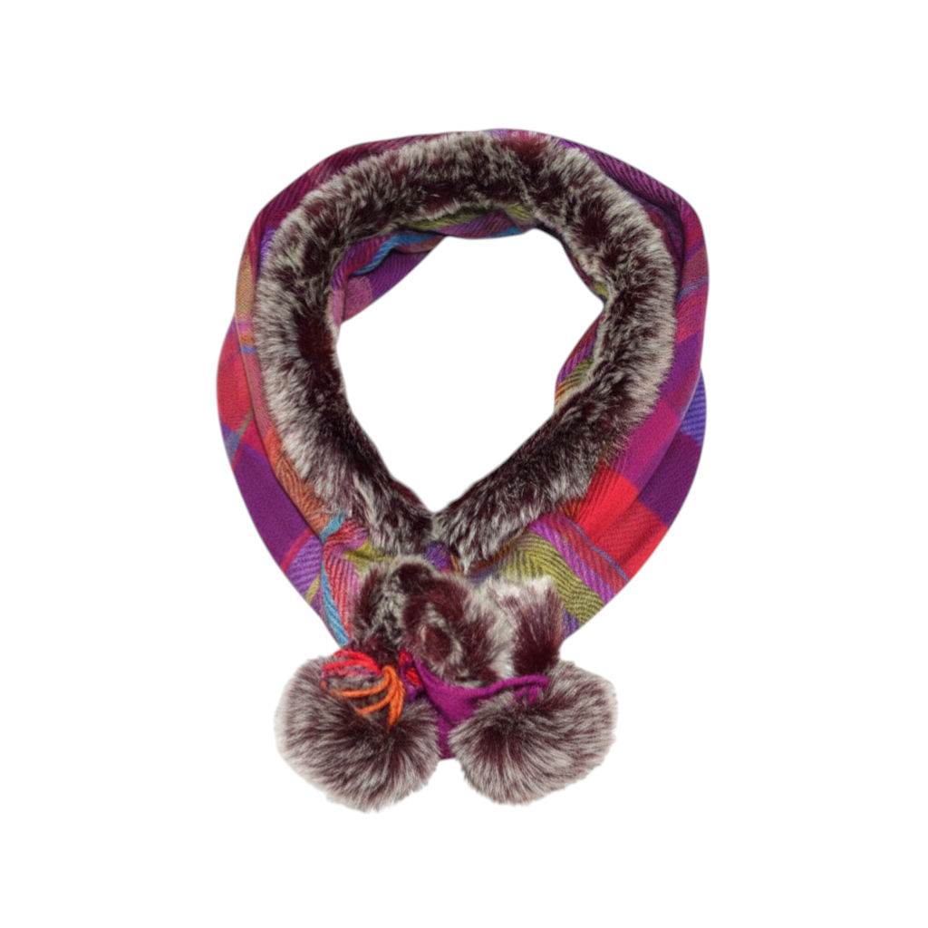 Designer Faux Fur Scarf